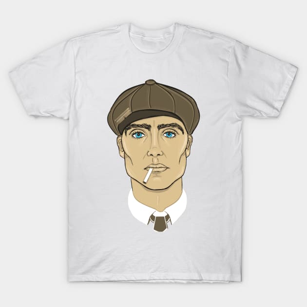 Blue eyes, Cillian Murphy T-Shirt by Happyoninside